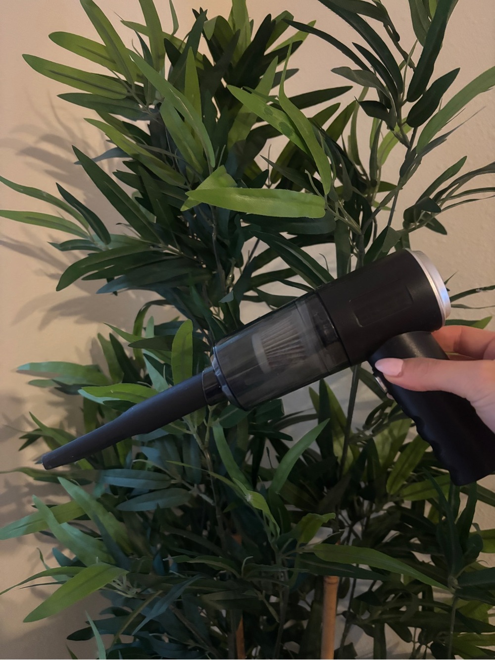 Portable Black Handheld Vacuum for Home Accents Decor